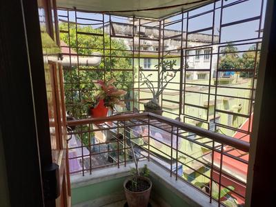 Balcony Image of 1270 Sq.ft 3 BHK Apartment / Flat for sale in Dhakuria Kolkata for Rs. 7800000