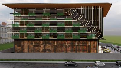 Balcony Image of 628 Sq.ft 1.5 BHK Studio for sale in Infinity Heights, Lalbagh Lucknow for Rs. 7200000