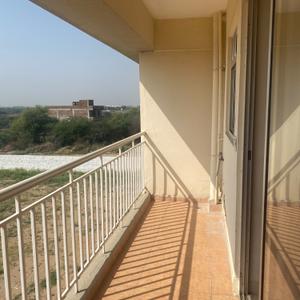 Balcony Image of 400 Sq.ft 1 BHK Apartment / Flat for rent in Bhambhoriya Jaipur for Rs. 7000