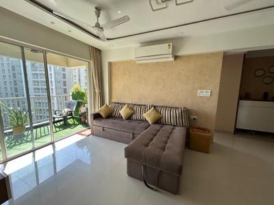 Hall Image of 1400 Sq.ft 3 BHK Apartment / Flat for rent in Alembic Alchemy Veda, Chhani Jakat Naka Vadodara for Rs. 40000