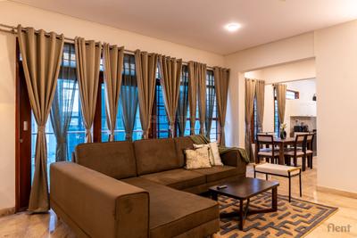 Living Room Image of 2400 Sq.ft 3 BHK Apartment / Flat for rent in Koramangala Bengaluru for Rs. 135000
