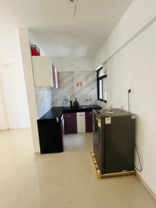 Kitchen Image of 625 Sq.ft 1 BHK Apartment / Flat for rent in Oxy Beaumonde, Viman Nagar Pune for Rs. 25000