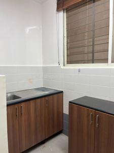 Kitchen Image of 1200 Sq.ft 3 BHK Apartment / Flat for rent in Shriram Sameeksha, Singapura Bengaluru for Rs. 40000