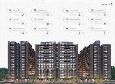 Image of 1100 Sq.ft 3 BHK Apartment / Flat for sale in Rameshwar City, Naranpura, Ahmedabad for Rs. 9988000