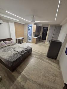 Bedroom Image of 280 Sq.ft 1 RK Studio for rent in  Dayanand Colony RWA, Lajpat Nagar New Delhi for Rs. 26000