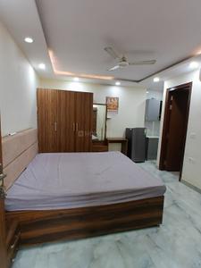 Bedroom Image of 450 Sq.ft 1 RK Builder Floor for rent in Sector 122 Noida for Rs. 20000