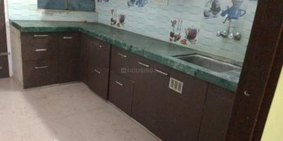 Kitchen Image of 250 Sq.ft 1 BHK Builder Floor for rent in Brahmpuri Jaipur for Rs. 12000