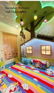Bedroom Image of 1000 Sq.ft 2 BHK Apartment / Flat for sale in Wadhwa Evergreen Heights, Kalwa Thane for Rs. 12500000