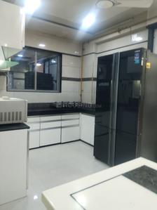 Kitchen Image of 2200 Sq.ft 3 BHK Apartment / Flat for rent in Swastik Sygnora Sky, Adajan Surat for Rs. 35000