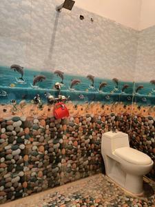 Bathroom Image of 900 Sq.ft 2 BHK Independent House for rent in Nagla Masani Aligarh for Rs. 15000