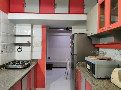 Kitchen Image of 905 Sq.ft 2 BHK Apartment / Flat for rent in Swastik Palm, Thane West Thane for Rs. 36000