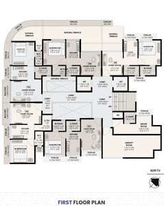 Image of 650 Sq.ft 1 BHK Apartment / Flat for sale in Ascons Garnet, Pushpak Nagar, Navi Mumbai for Rs. 3887000