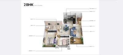 Image of 1145 Sq.ft 2 BHK Apartment / Flat for sale in Ranjekar Vasundhara, Kothrud, Pune for Rs. 14900000