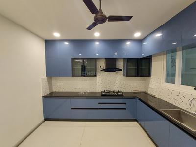 Kitchen Image of 2200 Sq.ft 3 BHK Apartment / Flat for rent in Jayabheri The Nirvana, Gachibowli Hyderabad for Rs. 75000