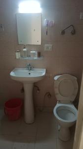Bathroom Image of 409 Sq.ft 1 RK Apartment / Flat for rent in Habitech Panchtatva Phase 1, Noida Extension Greater Noida for Rs. 14000