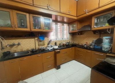 Kitchen Image of 1650 Sq.ft 3 BHK Apartment / Flat for sale in Murugeshpalya Bengaluru for Rs. 21999800