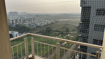 Balcony Image of 1436 Sq.ft 3 BHK Apartment / Flat for rent in Vaishnodevi Sky, Dahin Nagar Surat for Rs. 16000