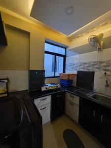 Kitchen Image of 600 Sq.ft 2 BHK Apartment / Flat for rent in Radhika Shanti Villa, Silicon City Indore for Rs. 15000