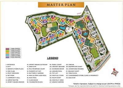 Image of 945 Sq.ft 2 BHK Apartment / Flat for sale in Pride Purple Park Titan, Hinjawadi, Pune for Rs. 8100000