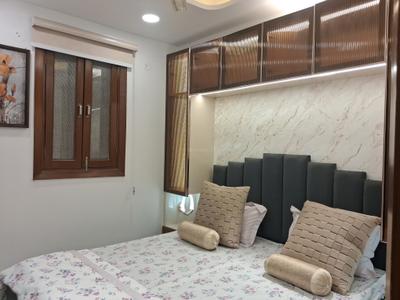 Bedroom Image of 540 Sq.ft 2 BHK Builder Floor for rent in Dwarka Mor New Delhi for Rs. 22000