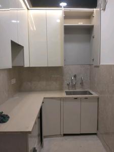 Kitchen Image of 500 Sq.ft 2 BHK Builder Floor for rent in Shastri Nagar New Delhi for Rs. 18000