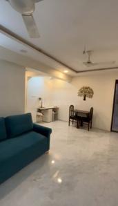 Living Room Image of 630 Sq.ft 2 BHK Apartment / Flat for rent in Gurukrupa Nirmalam, Bandra East Mumbai for Rs. 125000
