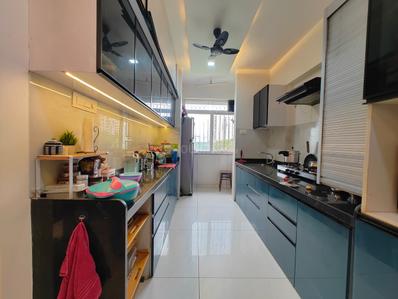 Kitchen Image of 1650 Sq.ft 3 BHK Apartment / Flat for sale in Bokhara Orient Hill View, Mohammed Wadi Pune for Rs. 12300000