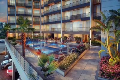Image of 960 Sq.ft 2 BHK Apartment / Flat for sale in Om Paraiso, Khidkali, Thane for Rs. 6500000