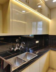 Kitchen Image of 1050 Sq.ft 3 BHK Builder Floor for rent in Sector 3 Rohini New Delhi for Rs. 42000