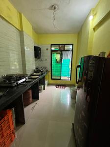 Kitchen Image of 650 Sq.ft 1 BHK Apartment / Flat for sale in Rukhmini Garden, Titwala Thane for Rs. 2450000