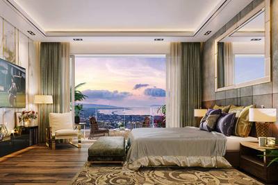 Bedroom Image of 4275 Sq.ft 4 BHK Apartment / Flat for sale in L And T Crescent Bay, Parel Mumbai for Rs. 140000000