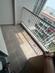 Balcony Image of 1500 Sq.ft 3 BHK Apartment / Flat for rent in Rachana Nakshatra Rohini, KT Nagar Nagpur for Rs. 25000