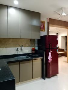 Kitchen Image of 1300 Sq.ft 2 BHK Apartment / Flat for sale in Vesu Surat for Rs. 6500000
