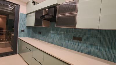 Kitchen Image of 980 Sq.ft 1 BHK Builder Floor for rent in Sector 42 Gurgaon for Rs. 40000
