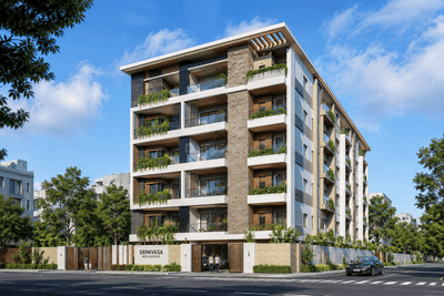 Image of 1850 Sq.ft 3 BHK Apartment / Flat for sale in Puppalaguda, Hyderabad for Rs. 12000000