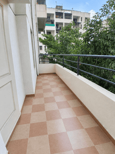 Balcony Image of 604 Sq.ft 1 BHK Apartment / Flat for sale in Prayeja City, Nanded Pune for Rs. 5000000