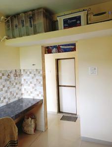 Kitchen Image of 540 Sq.ft 1 BHK Apartment / Flat for rent in Samrin Sudama Regency, Diva Thane for Rs. 9000