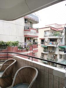 Bedroom Two Image of 1800 Sq.ft 3 BHK Apartment / Flat for rent in Satyam Apartment by Satyam Developers , Sector 18 Dwarka New Delhi for Rs. 49000