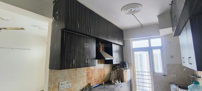 Kitchen Image of 950 Sq.ft 2 BHK Apartment / Flat for rent in Gardenia Glory, Sector 46 Noida for Rs. 29600