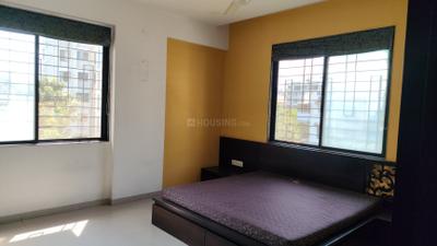 Bedroom Image of 1500 Sq.ft 3 BHK Apartment / Flat for rent in Anandvalli Nashik for Rs. 35000