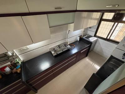 Kitchen Image of 1000 Sq.ft 2 BHK Apartment / Flat for rent in Benzer Tower, Borivali East Mumbai for Rs. 62000