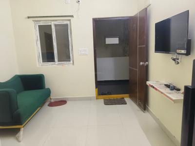 Living Room Image of 792 Sq.ft 1 BHK Apartment / Flat for rent in Kondapur Hyderabad for Rs. 22000