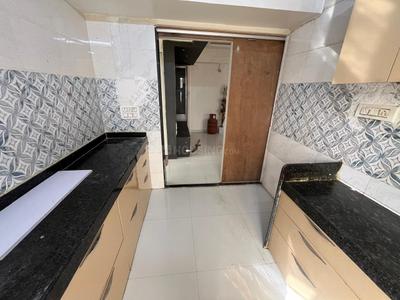 Kitchen Image of 550 Sq.ft 1 BHK Apartment / Flat for rent in Thane West Thane for Rs. 35000
