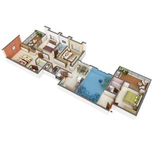 Image of 2128 Sq.ft 3 BHK Apartment / Flat for sale in Kohinoor S3 Lifestyle, Pimple Saudagar, Pune for Rs. 20000000