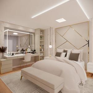 Bedroom Image of 548 Sq.ft 1 BHK Apartment / Flat for sale in Provident Palmvista C2, Daighar Gaon Thane for Rs. 5300000