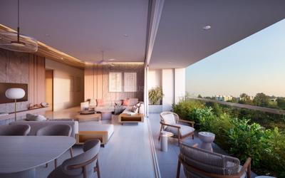 Balcony Image of 5830 Sq.ft 5 BHK Apartment / Flat for sale in Vanita Vijay Signature, Vesu Surat for Rs. 42500000