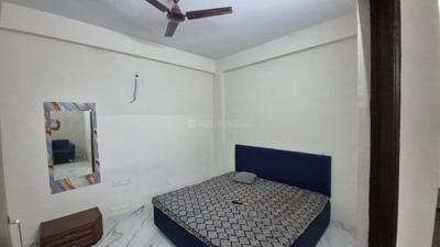 Bedroom Image of 400 Sq.ft 1 BHK Builder Floor for rent in Mahalakshmi Nagar Indore for Rs. 18000
