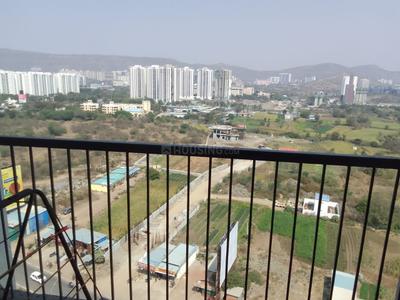Balcony Image of 528 Sq.ft 1 BHK Apartment / Flat for rent in TCG The Cliff Garden Apartments, Hinjawadi Phase 3 Pune for Rs. 23000