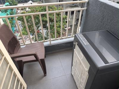 Balcony Image of 758 Sq.ft 2 BHK Apartment / Flat for rent in Bhalchandra Upvan, Punawale Pune for Rs. 24000