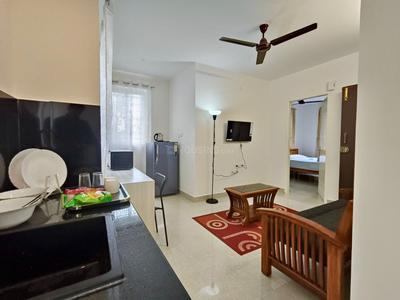 Hall Image of 650 Sq.ft 1 BHK Apartment / Flat for rent in Indira Nagar Bengaluru for Rs. 40000